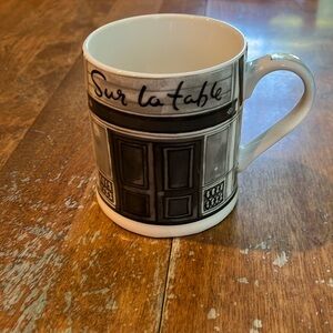 Sur La Table Paris Street scene mug